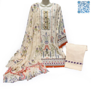 Almond Embroidered pakistani clothes online toronto