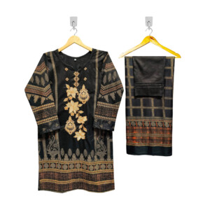 Black color ladies Pakistani dresses online canada