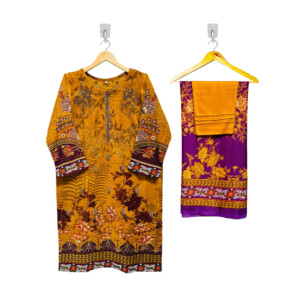 Light Brown Embroidered Pakistani clothes online canada