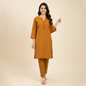 Copper Brown wholesale chikankari Co ord Set