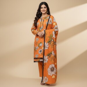 Oragne Wholesale Pakistani Salwar Kameez