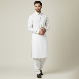 off-white Wholesale Pakistani Salwar Kameez